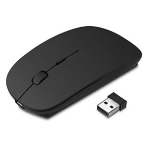 Wireless USB Mouse in Mate Black Colour
