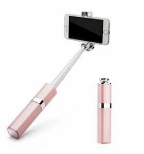 Women Pink Colour Selfie Stick Foldable and Easy to Carry